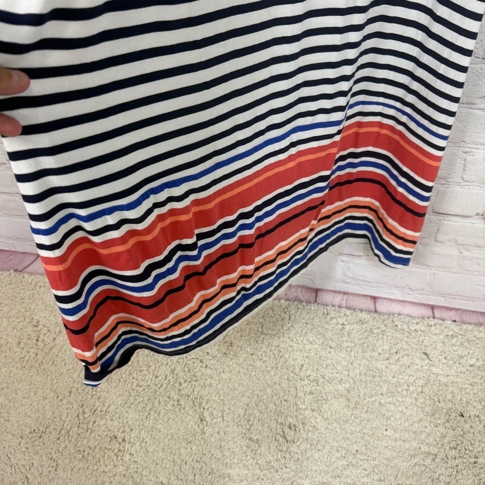 Old Navy Black White Sleeveless Sheath Maxi Dress stretchy size large tropical - Picture 5 of 9